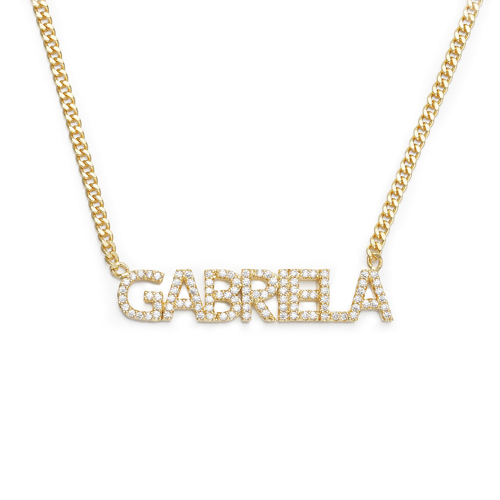 Women's Bold Name Necklace