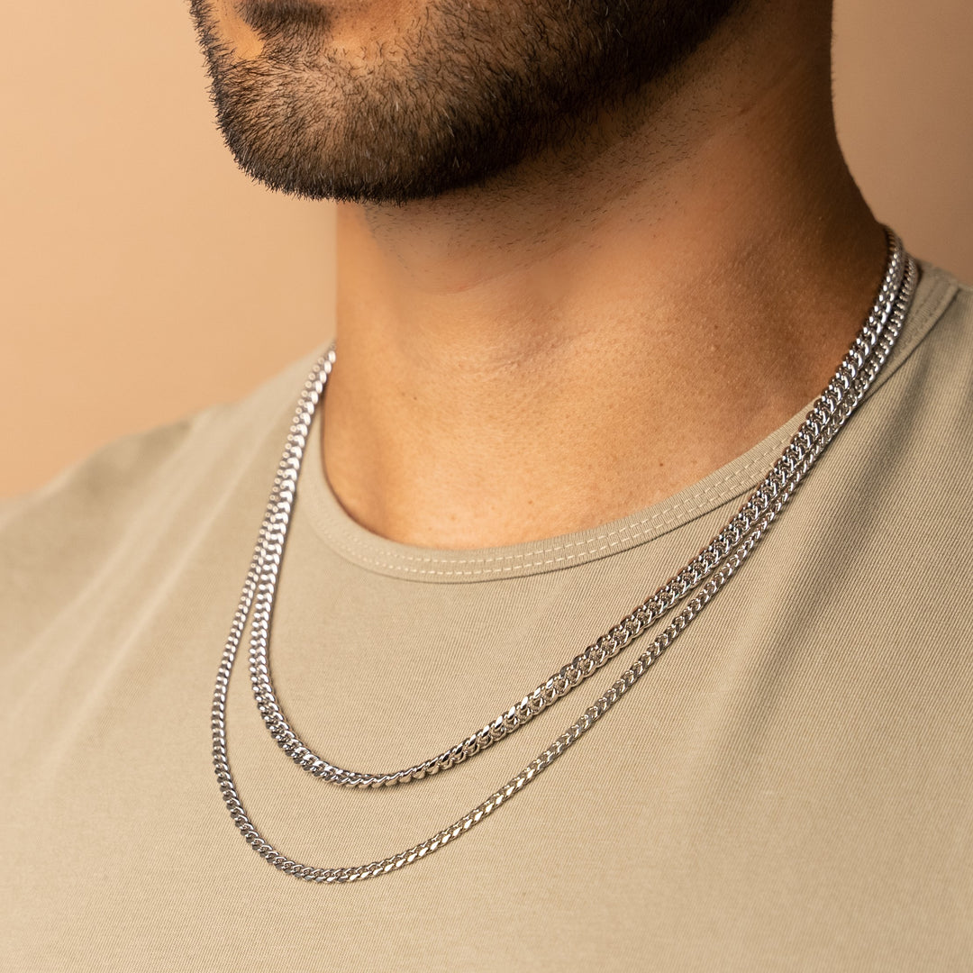 Men's Stacked Essential Chains – GHETLUXE