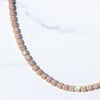 Imagen de Women's 7mm Clustered Tennis Necklace in Gold