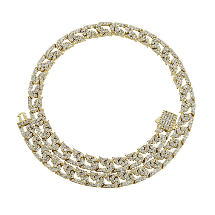 10mm Diamond G-Link Chain