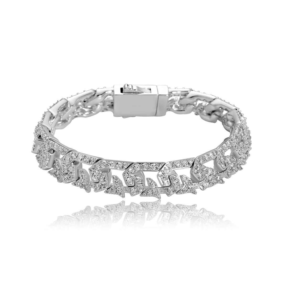 10mm Diamond G-Link Bracelet