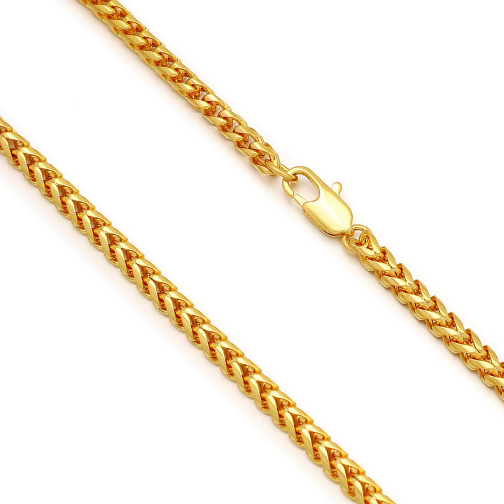 3mm Franco Chain in Gold